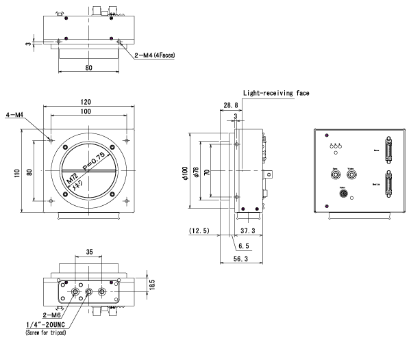 Dimensional Outline Drawing