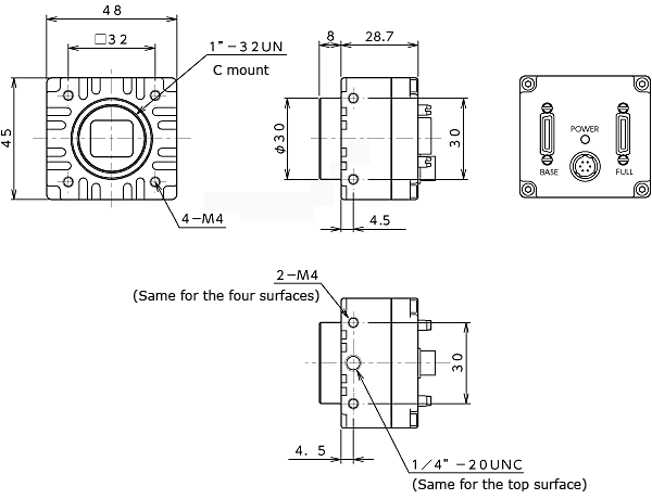 Dimensional Outline Drawing